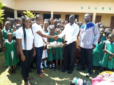 Used Clothes Donation To Akraman Catholic School